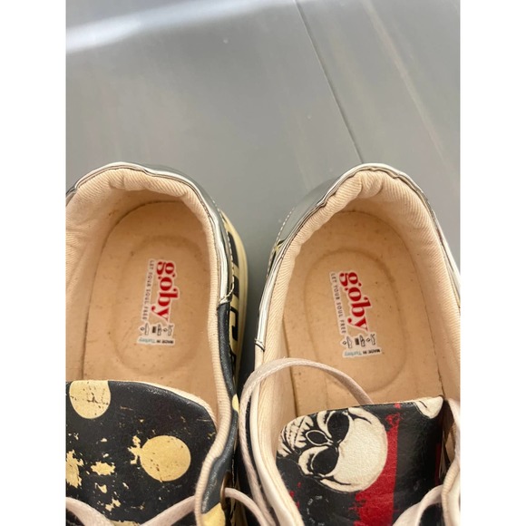 New York Goby womens sneakers Size 39 ( 8 us)  Metallic navy and cream - Picture 5 of 13